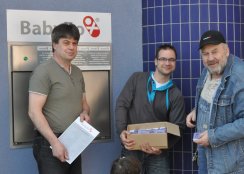 CHOCOGASTRO, s. r. o. Pustiměř obdarovává babyboxy speciálními čokoládami na míru.