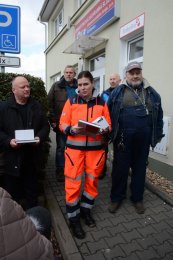 Starosta Ivo Polák, mluvčí Michaela Bothová, Mirek Jedlink, Petr Bečička, babydědek Lu.