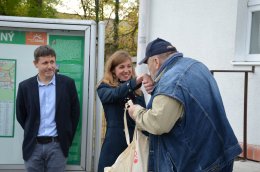 Krásná Kristýna Zámečníková zastupující společnost Techem, spol. s. r. o. a jejího ředitele Jiřího Zerzaně. Foto: Jitka Krňanská