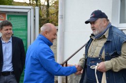 Pravidelný dárce a přítel Vladimír Eichler, starosta Libušín, rodného města mé maminky.Foto: Jitka Krňanská