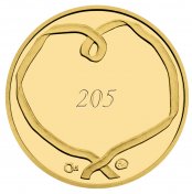 Zlatý dukát s číslem 205 daruje Česká mincovna Milanovi z Tábora.