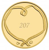 Tak vypadá mince, kterou Vladimír dostane tradičně od České mincovny.