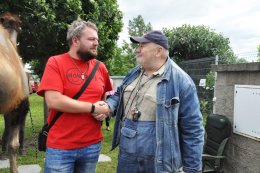 Člen spolku Dobroděj. Fotografie Ladislav Bába