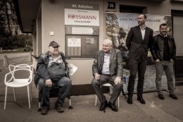 S docentem Jaroslavem Feyereislem. Zcela vpravo starosta nejmilejší Tomáš Kaněra z Prahy 22 Uhříněvsi.