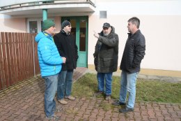 Zleva Petr Krábek, Václav Šerák, LH a Zdeněk Juřica.