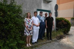 Jitka Juřicová, Michal Scheinost, Radek Štoural a můj nejbližší partner a výrobce babyboxů Zdeněk Juřica.